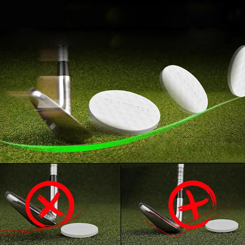 Golf Swing Trainer Flat Light Golf Practice Balls Indoor Outdoor Golf Trainning Aids For Iron Clubs Drop Shipping