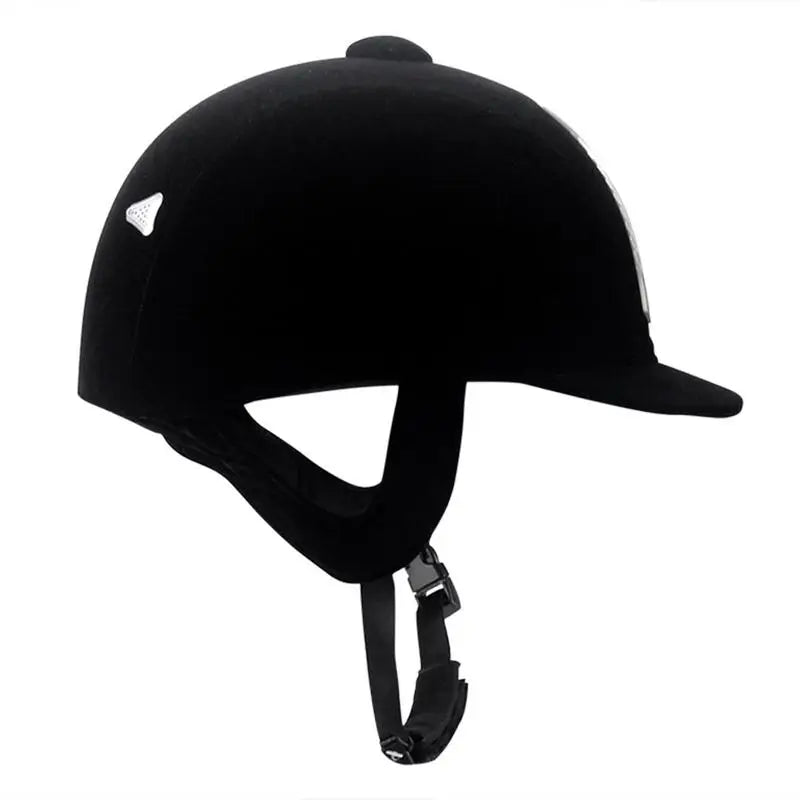 Equestrian Safety Hat Women Men Adjustable Horse Riding Headgear Equestrian Sports Enthusiasts Breathable Safety Hats For Ice