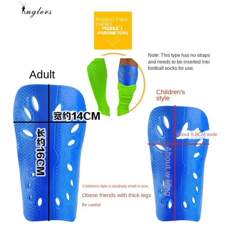 1 Pair  Protector For Kids Adult Protective Gear Breathable Shin Guard 8 Colors Football Shin Pads Plastic Soccer Guards Leg