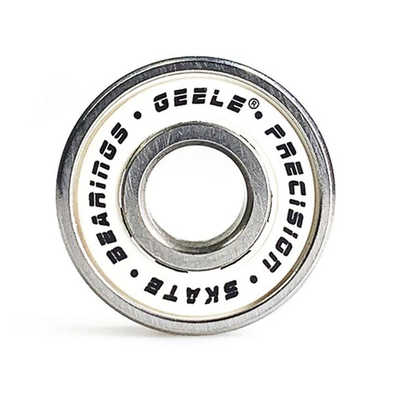 GEELE 2Pcs Skateboard Parts Bearings Professional Double Roller Skate Longboard Bearings ABEC-11 High Speed Skates Board