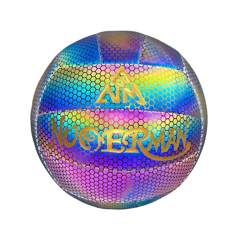 Volleyball Reflective Manufacturers Wholesale Colorful Glow PU Machine Sewing School Outdoor Sports Ball Products