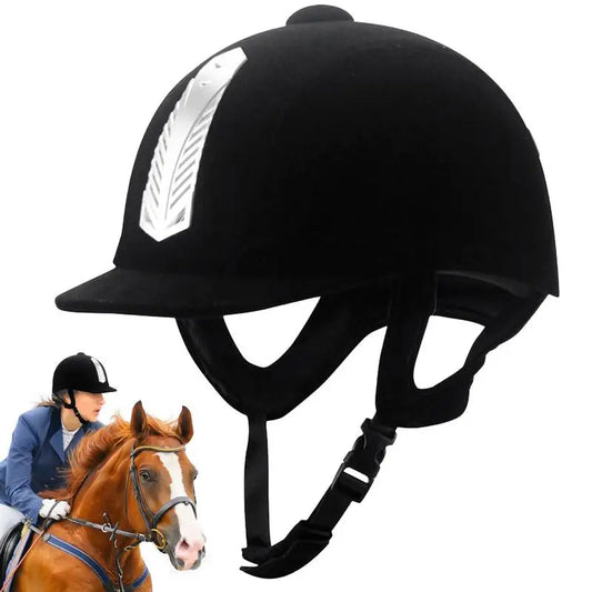 Equestrian Safety Hat Women Men Adjustable Horse Riding Headgear Equestrian Sports Enthusiasts Breathable Safety Hats For Ice