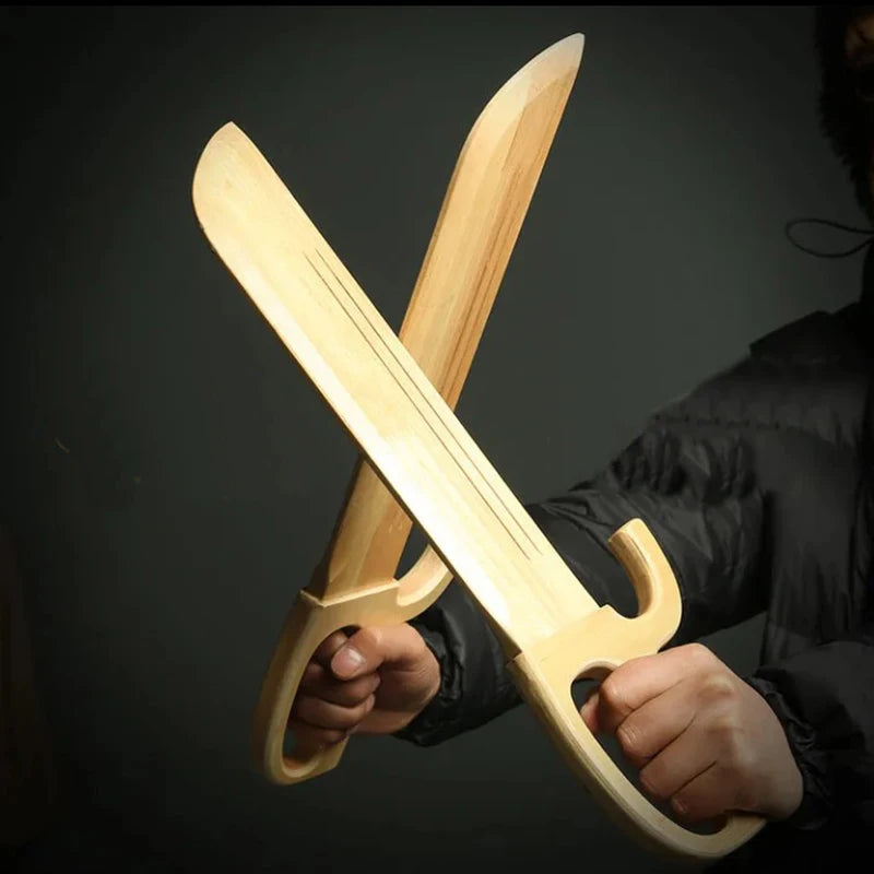 Martial Arts Equipment Wing Chun Eight Chopping Blade Pure Wood Butterfly Double Wing Chun Performance Blade
