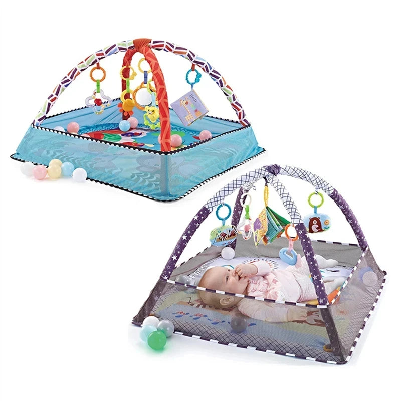 Multifunctional Baby Fitness Frame Infant Rug Enlightenment Toys Game Carpet Early Education Mat Fence Crawling Mat Toys Gift
