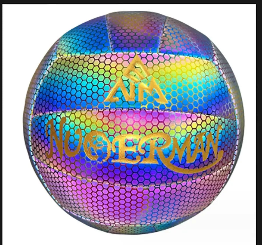 Volleyball Reflective Manufacturers Wholesale Colorful Glow PU Machine Sewing School Outdoor Sports Ball Products