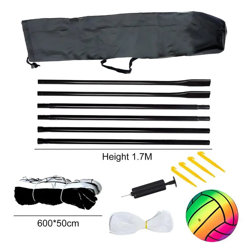 Volleyball Net For Backyard Sports Net Backyard Volleyball Net Badminton Net Rack Volleyball Nets With Portable Storage Bag For