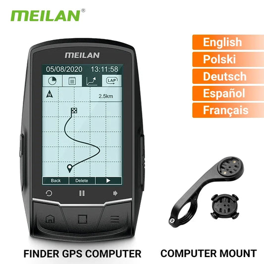 MEILAN M1 Finder GPS Bike Computer Outdoor Cycling Wireless Tracker Odometer Road MTB Bicycle Navigation Bicycle Speedometer