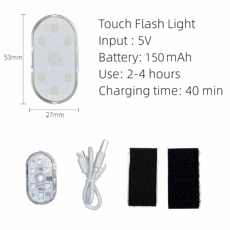 Skateboard Flash Touch LED Light Longboard Night Accessory USB Rechargable Electric Scooter Board Blazers Lamp Underglow Gift