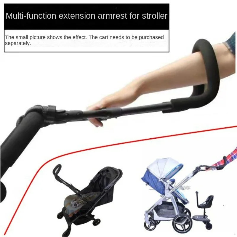 Stroller Cart Auxiliary Peda Seat Two Child Travel Pedal Standing Board Hanging Stroller Trailer Stroller Auxiliary Chairs