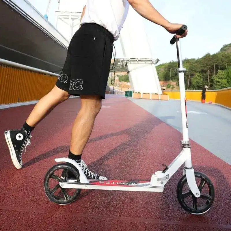 Children's Youth Adult Men Scooter Two-Wheeled Foldable City Work Campus Student Single-Legged Mobility Scooter for Teenagers