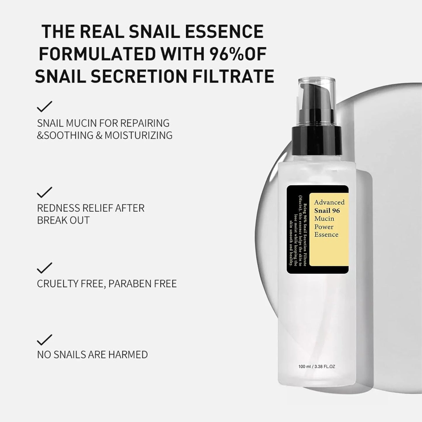 COSRX Snail Mucin 96% Power Repairing cream 100 ml