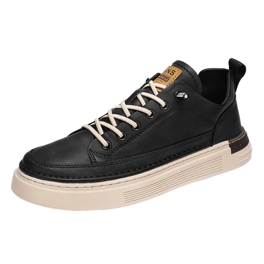 Men's Leather Shoes Casual Comfort Cricket Shoe 2024 Fashion Sneakers For Men Lightweight Driving Shoes