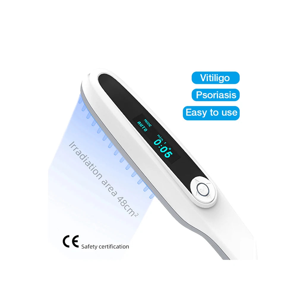 UVB Ultraviolet Phototherapy Instrument Vitiligo Treatment UV 311nm Is Recommended By Doctors To Treat Psoriasis Vitiligo