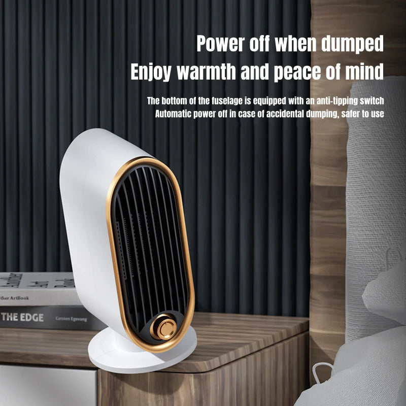 Winter Energy Saving Warmer Electric Heater Cold and Hot Air Dual Use For Home Office Desktop Warm Air Blower Heating Machine