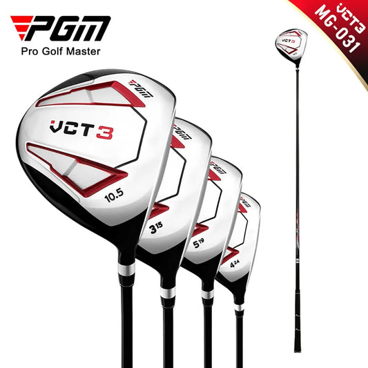 PGM VCT3 Golf Clubs Men Drivers 1 Wood Beginners Right Hand Aluminum Alloy Head Hybrids Wood Pole 1/3/5/U4 Carbon Shaft MG031