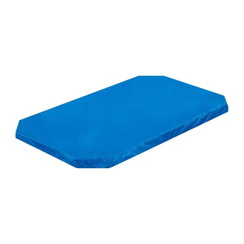 Inflatable Swimming Pool Cover Rectangular Ground Pool Cover PE Tarpaulin Waterproof Rain Cloth Dustproof With Drawstring