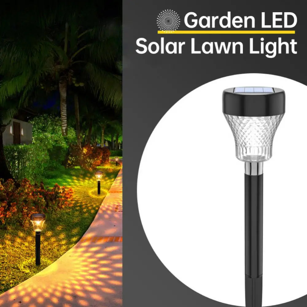 For Landscape Yard Pathway Lawn Solar Lawn Light Garden Supplies Led Solar Pathway Lights Intelligent Garden Lights Waterproof