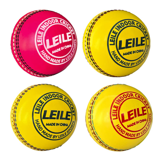 Cricket Ball Indoor Sport High Quality Leather Hand Stitched To Create 110g Weight Polyurethane Inner Yellow Ball