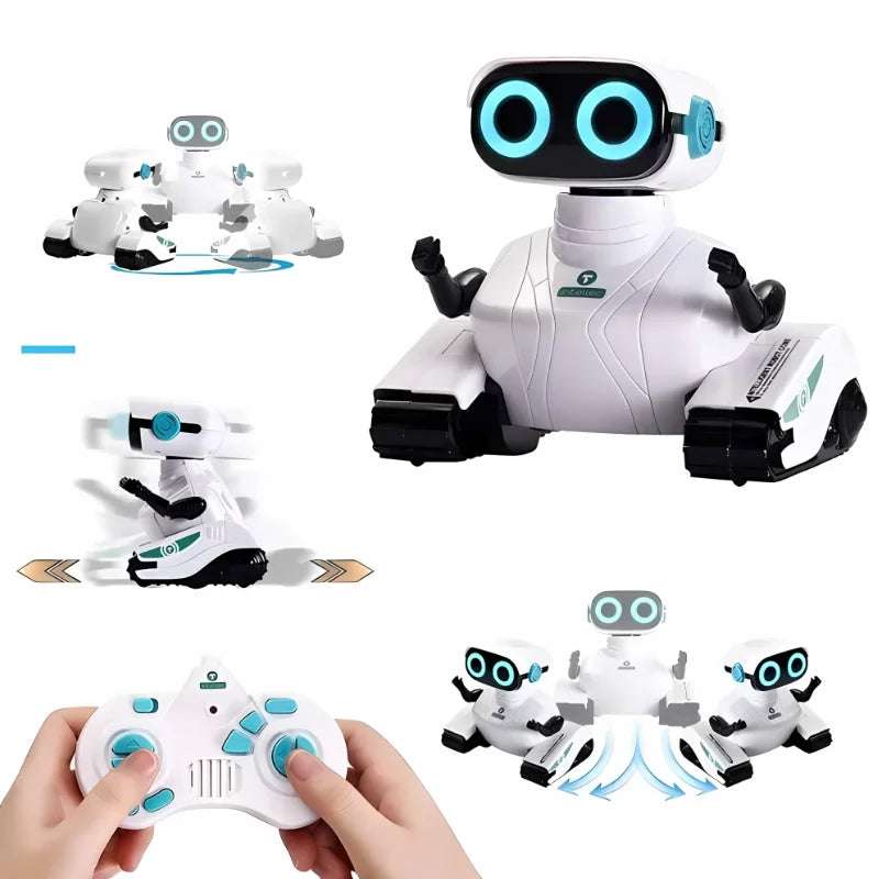 Smart Robots Emo Robot Dance Voice Command Touch Control Singing Dancing Talkking Interactive Toy Gift for Kids