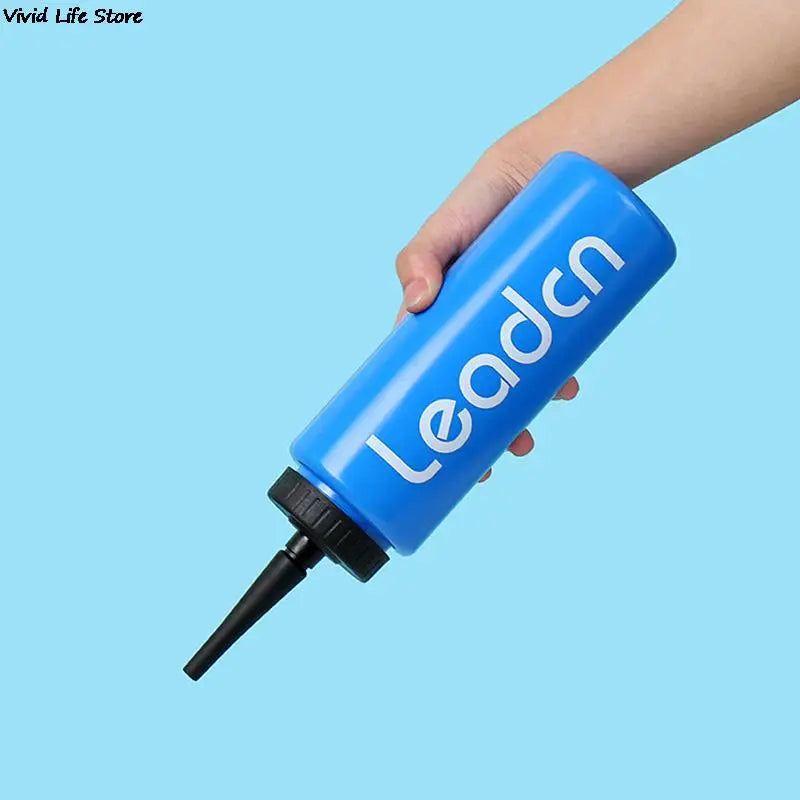 1Pc 1000ML 5 Colors Sports Water Bottle with Long Straw Leak-proof Bottles Ice Hockey Football Bottles Sports Accessories