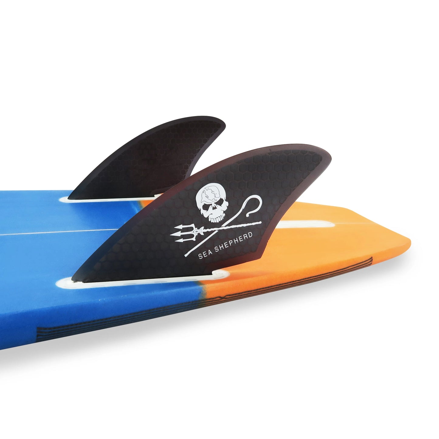 Twin Keel Single&Twin Tab Surfing Fins-Keel Twin Fins Set Honeycomb Fiberglass with Fin Screws and Fin Key