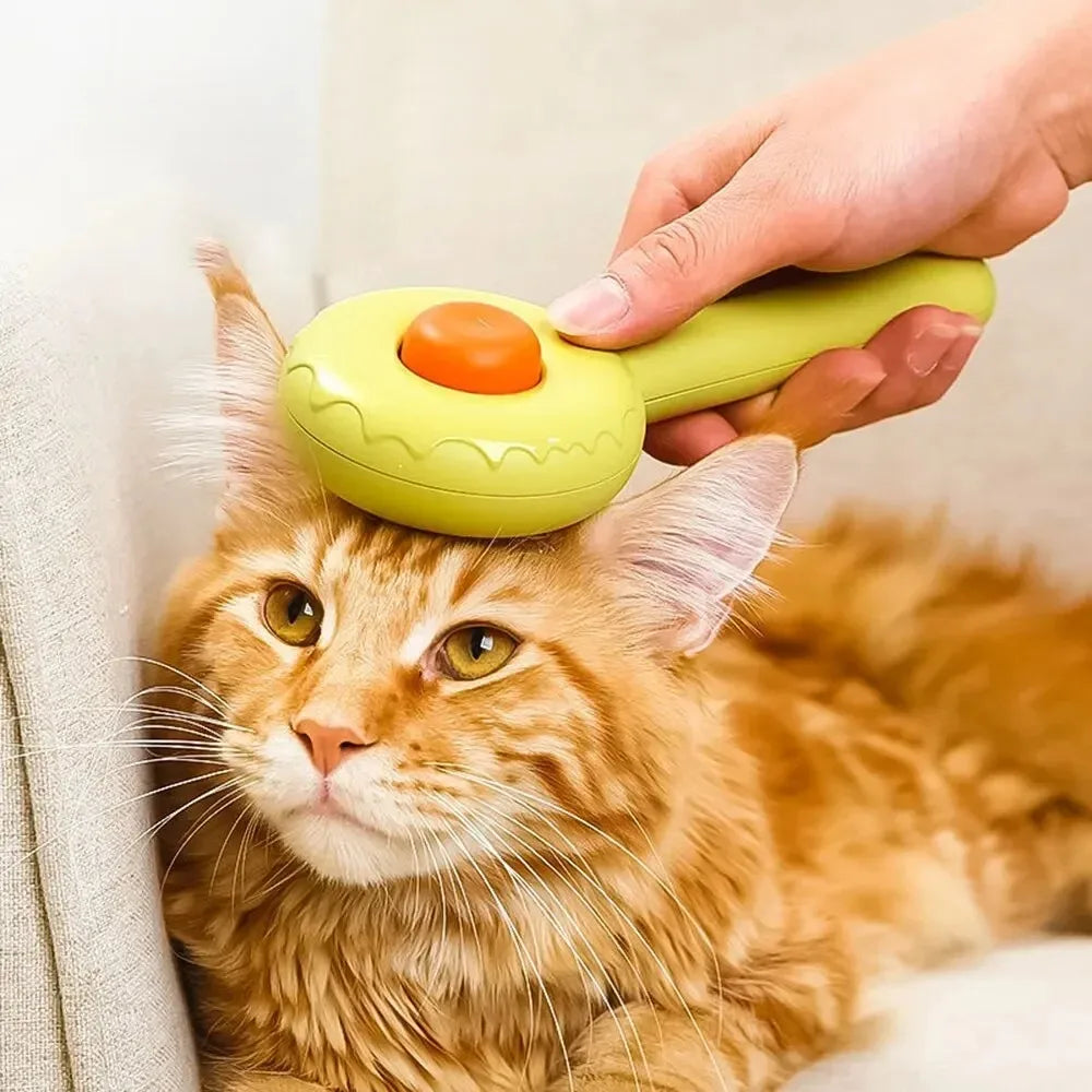 Cat Grooming Brush Pet Grooming Brush Tool  for Dogs and Cats Gently Removes Tangled Hair Slicker Brush for Pet Massage