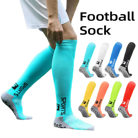 New Style Non Slip Football Socks Mid Calf Mens Womens Anti Slip Soccer Cycling Running Antibacterial Deodorant Sports Sock