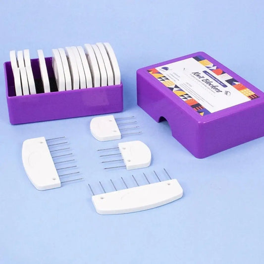 Knit Blockers Set 20 Pcs Stainless Steel Knitting Blocking Combs and Pin with 2 Different Sizes for DIY Knit Crocheting Supplies