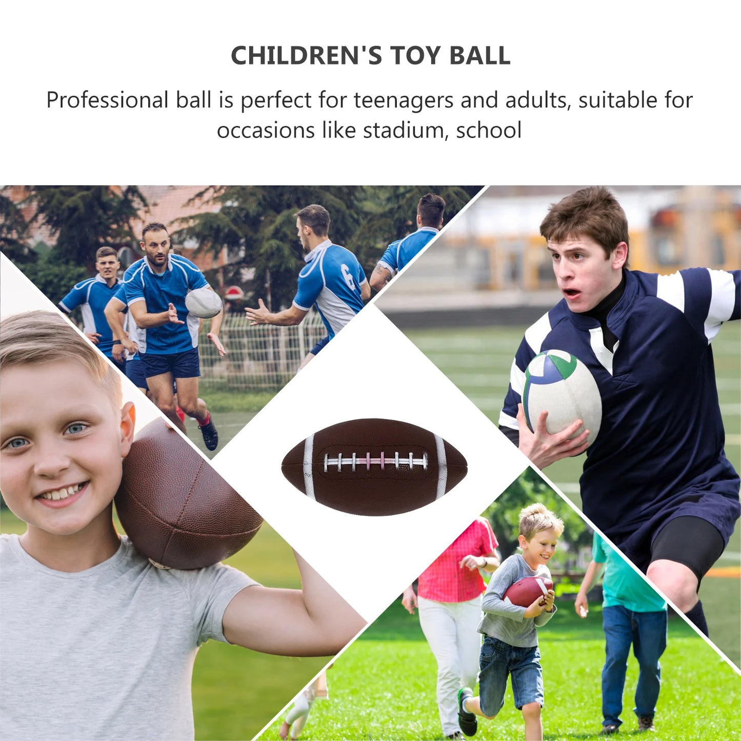 Rugby Football Toytoys American Exercising Beach Gamesrace Water Kids Style Junior Footballs Gifts Standard Professional Outdoor