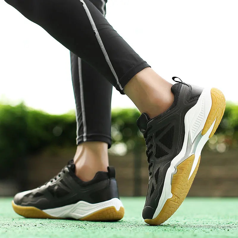 New Volleyball Shoes, Large Sizes 36-46, Non Slip Tennis Shoes, Lightweight Fitness Badminton Shoes, Men's Sports Shoes
