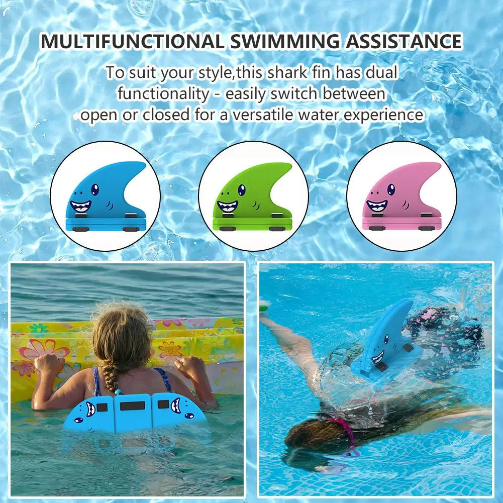 EVA Children's Swimming Training Freestyle Practice Shark Fin Back Floating Water Board Floating Board Swimming Auxiliary Tool