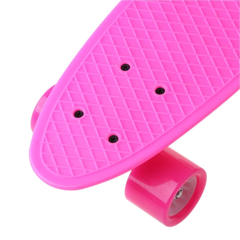 22 inch Four-wheel Skateboard Single-Warp Kick Skate Board for Beginners