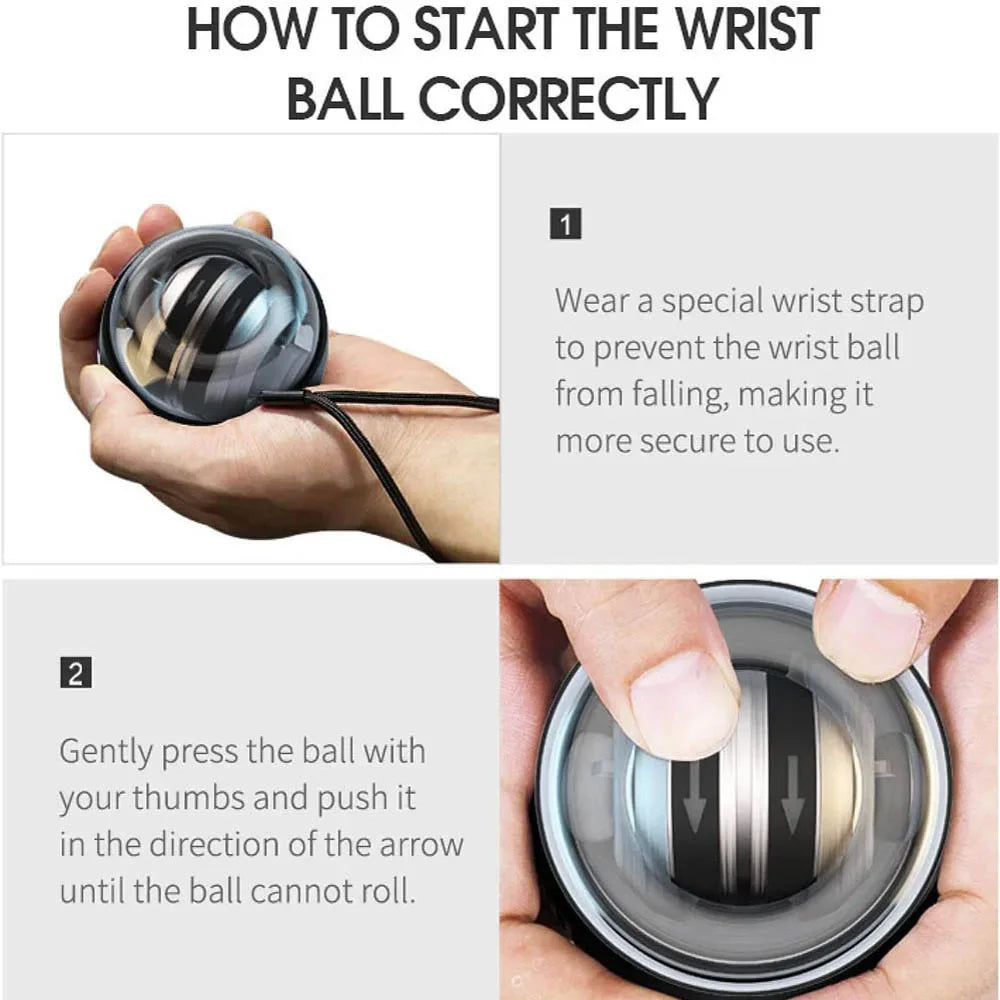 LED Wrist/Forearm Power Ball Trainer