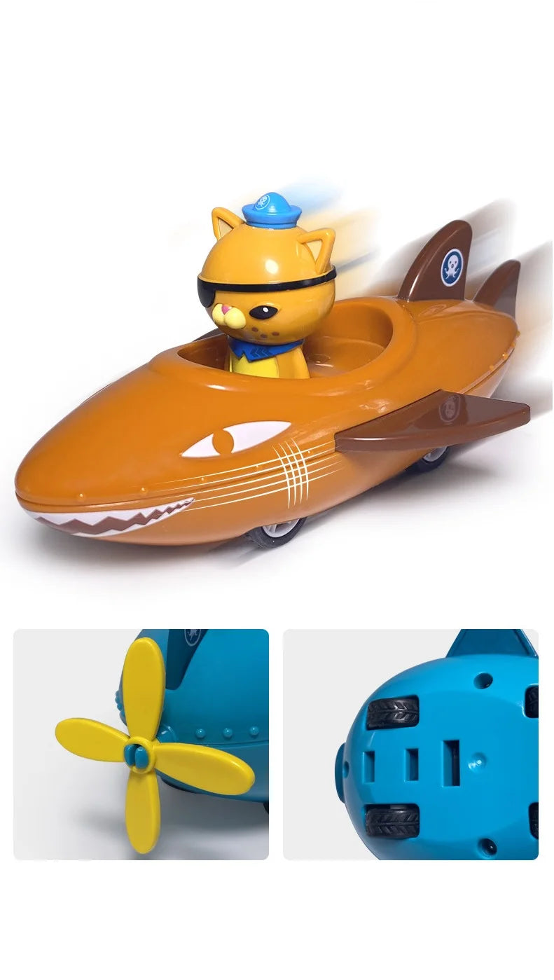 original octonauts GUP Vehicles PullBack Car Action Figures Figurines Kwazii  Barnacles  Shellington Peso Kids Toy Gift
