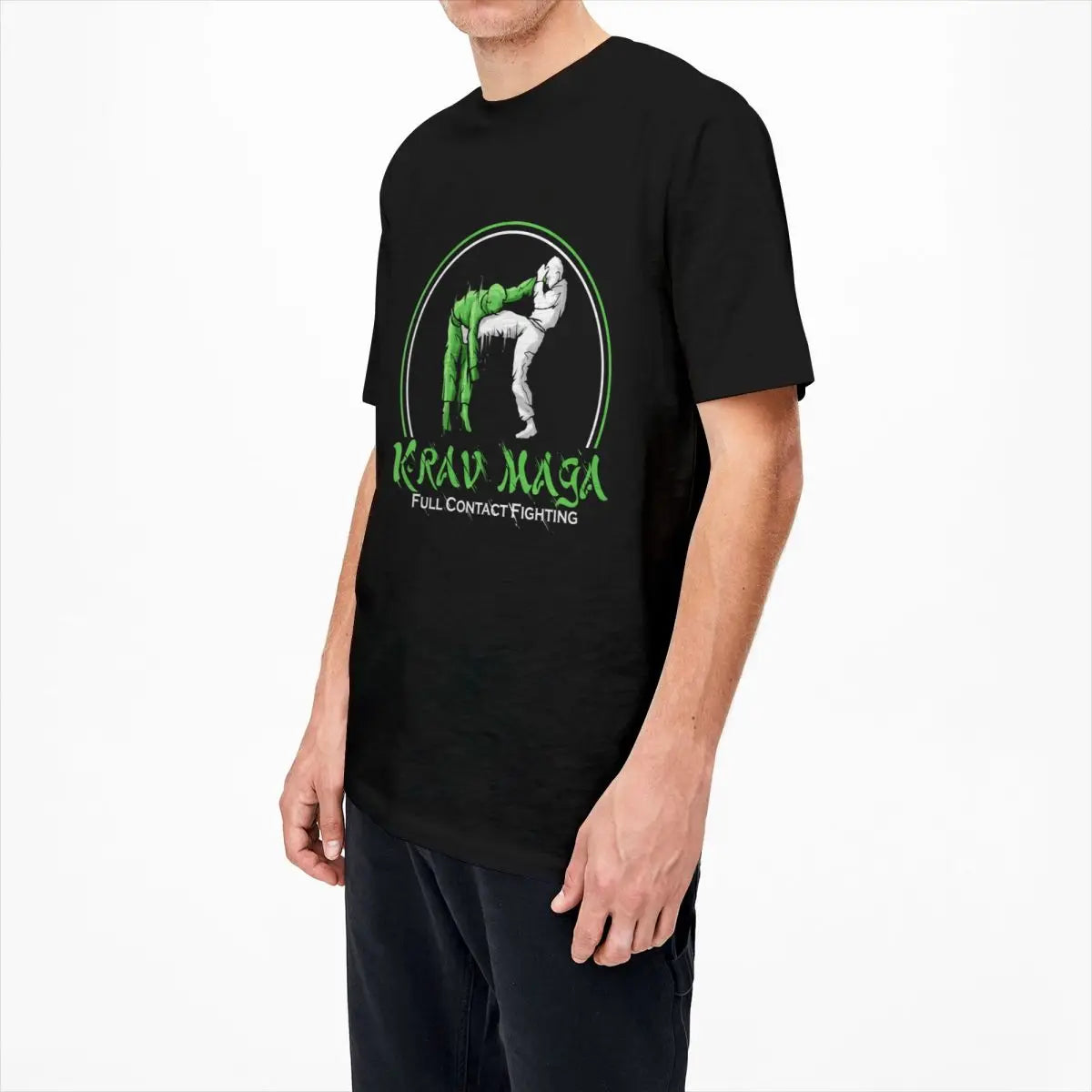 Men Women's T-Shirt Krav Maga Training Fighter Accessories Awesome Pure Cotton Short Sleeve T Shirt Round Neck Tops Plus Size