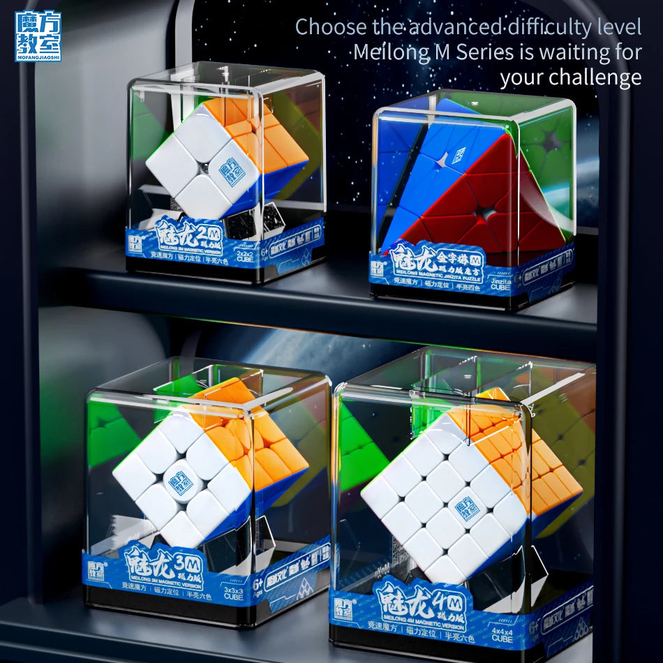 Magnetic Magic Cube 3X3 2X2 4X4 5X5 6X6 7X7 Pyraminx Megaminx Professional 3x3x3 3×3 Speed Puzzle Toy