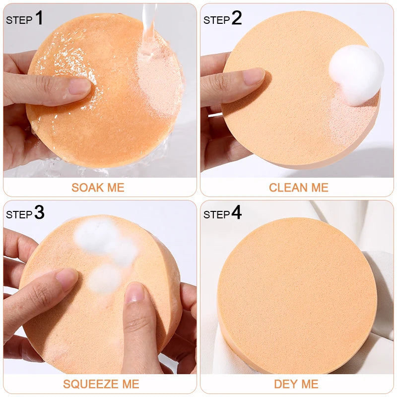 20/50Pcs Facial Soft Makeup Foundation Blender Face Sponges Smooth Powder Puff Cosmetic Sponge Beauty Makeup Tool Accessories