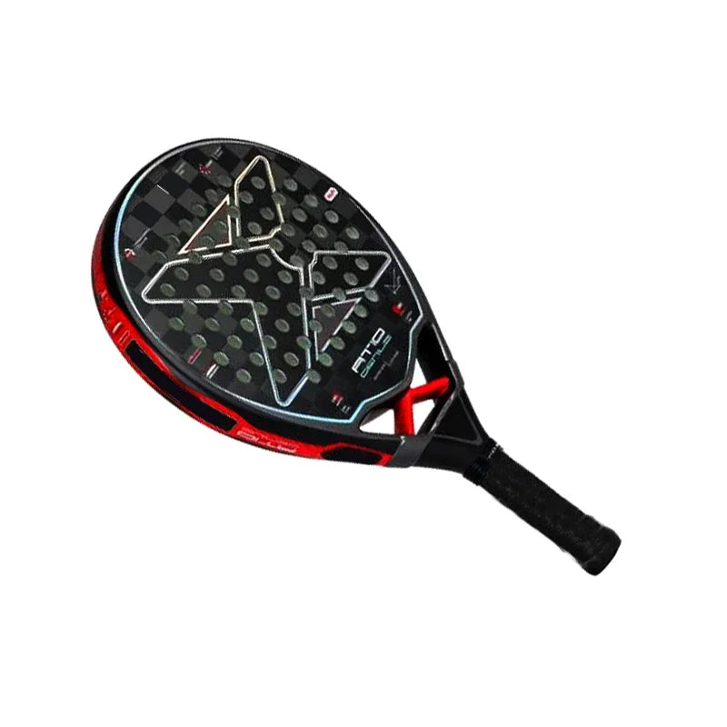 2024 New Pala Padel Paddle Tennis Racket Soft Face Carbon Fiber Soft EVA Face Sports Racquet Outdoors Equipment