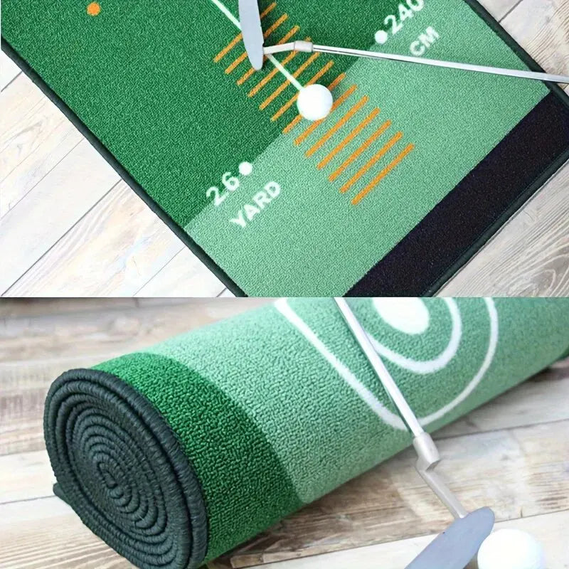 50X300CM Golf Putting Green Mat Indoor Equipment For Home Office Mini Training Practice Durable Hitting Garden Aid For Outdoor
