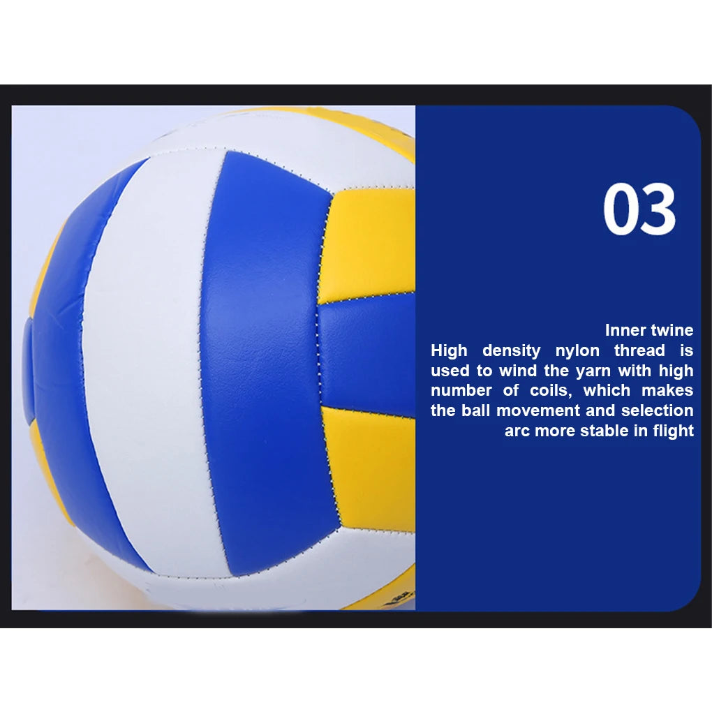 Professionals Size 5 Volleyball Soft Touch PU Ball Indoor Outdoor Sport Gym Game Training Accessories for Adult Children Mva300