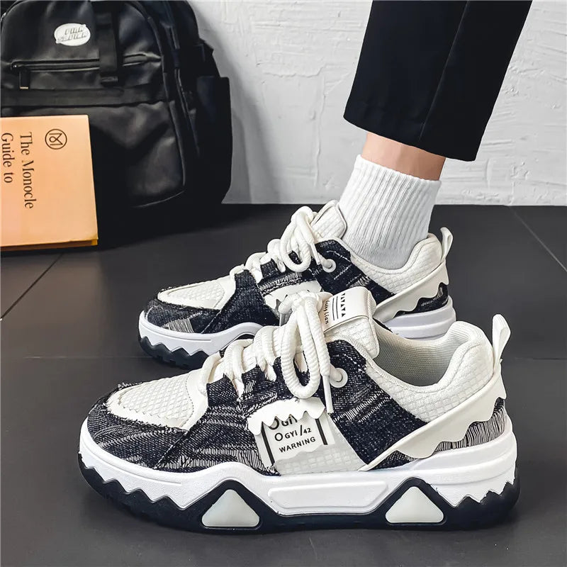 New Spring and Autumn Breathable Mesh Canvas Casual and Leisure Versatile Outdoor Sports Youth Cricket Shoes Hard-Wearing