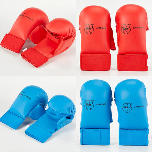 High Quality Adults Kids Karate Gloves Taekwondo Protector Pads Boxing Gloves Kickboxing Muay Thai Sanda MMA Training Equipments