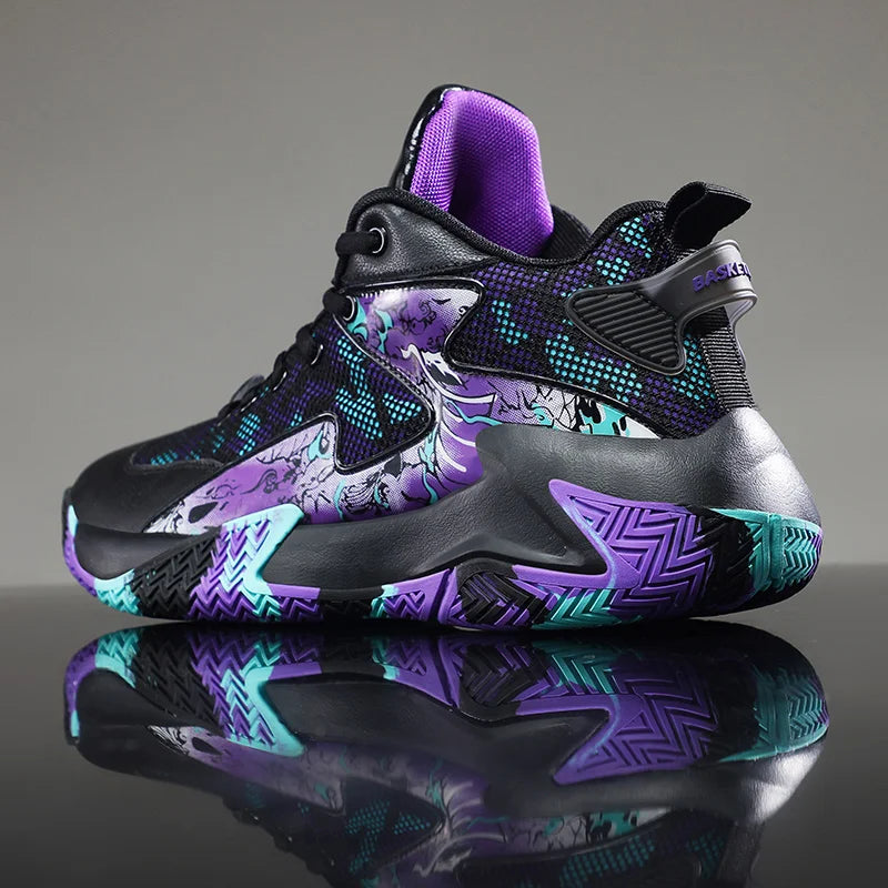 Men's casual sports shoes, basketball shoes, breathable and comfortable sports shoes, training sports basketball shoes, men's ca