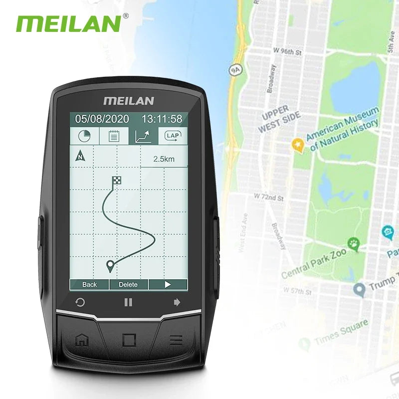 MEILAN M1 Finder GPS Bike Computer Outdoor Cycling Wireless Tracker Odometer Road MTB Bicycle Navigation Bicycle Speedometer