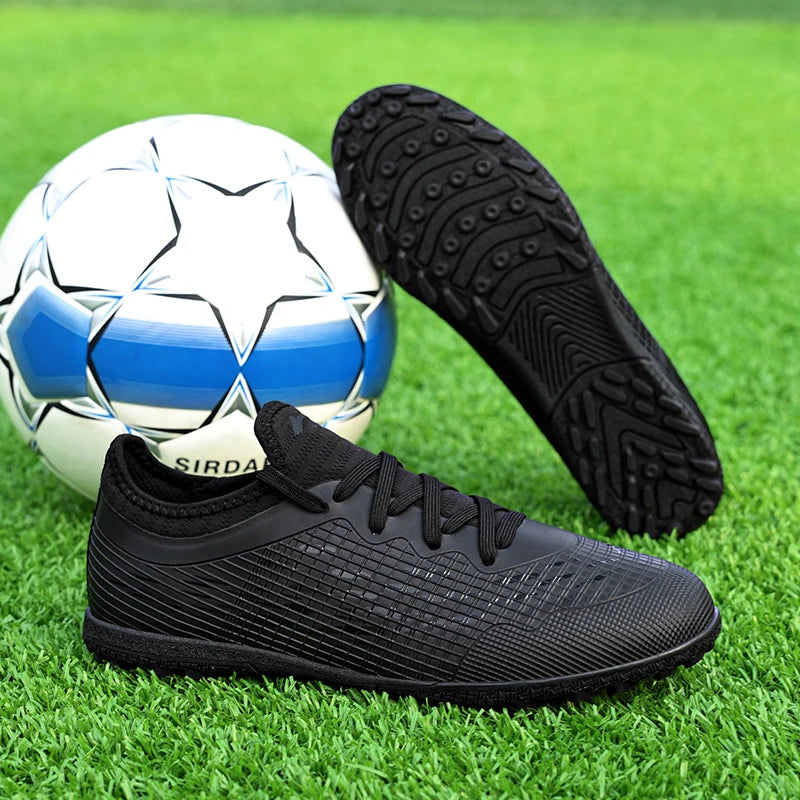 Soccer Shoes Original Men Football Boots Child Studded Boots Soccer Tennis Shoes Non-slip Training Sneakers Turf Futsal Trainers