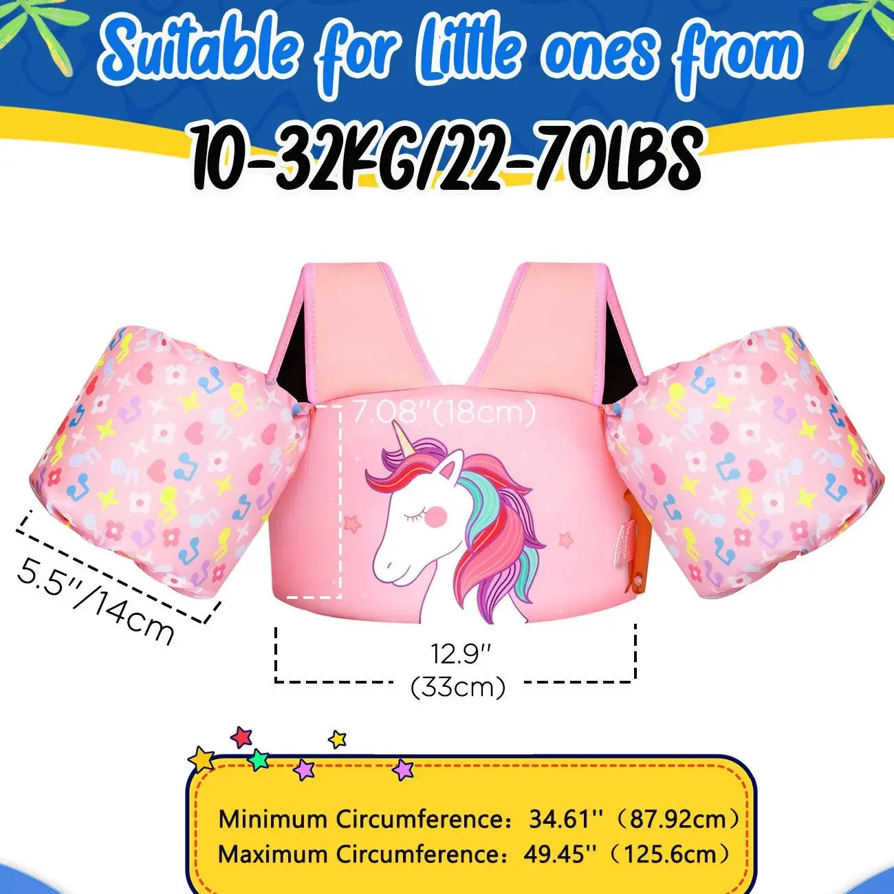 Kids Life vest Children's Swimming Arm Float Whistle child lifejacket Swimsuit Foam Safety Swimming Pool Accessories for kayak